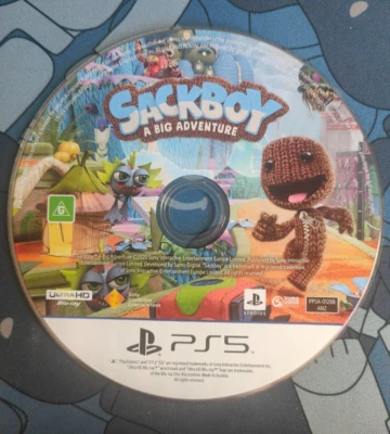 Sackboy: A Big Adventure PS5 Game Playstation5- Preowned- Loose Disc - image 1 of 3