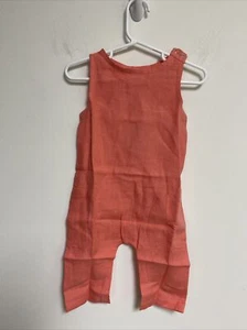 Cairn Cassius linen Romper Girls Size 6-12 - Picture 1 of 4