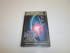 New ! Star Trek the Next *Generations* Audio Cassette Book on Tape Kirk & Picard - Picture 1 of 4