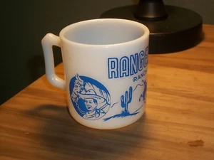 RANGER JOE MILKGLASS MUG - Picture 1 of 3