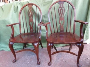 Pennsylvania House Traditional Solid Cherry Queen Anne Spindle-Back Arm Chair - Picture 1 of 9