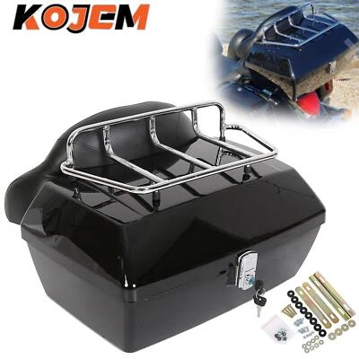 Trunk Luggage Tail Box Luggage Trunk Backrest For Harley Cruiser Motorcycle - Image 1 of 4