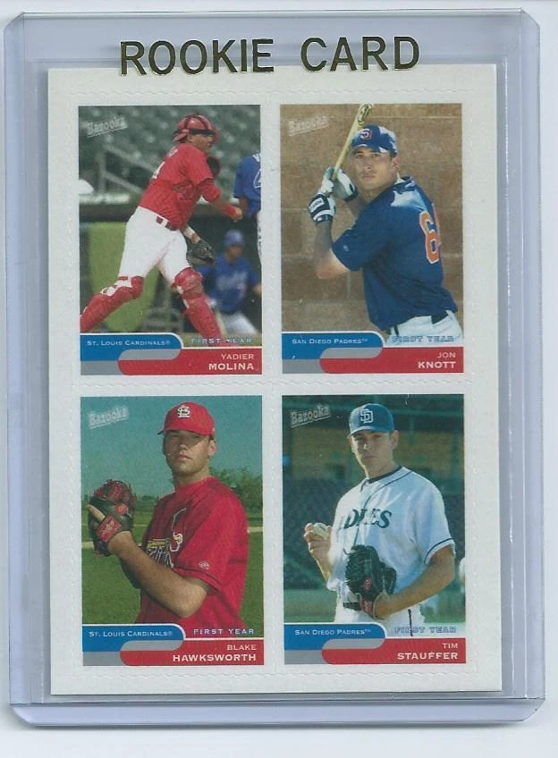 Yadier Molina 2004 Bazooka Stickers Rookie Card #40 of 40    - Image 1 of 1