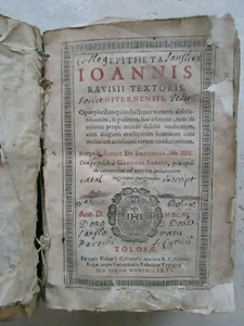 RAVISIUS : EPITHETA, DE PROSODIA. Toulouse, 1606. Ex. Dobax de Saint-Flour - Picture 1 of 12