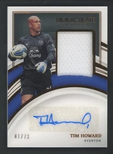 2022-23 Immaculate Soccer Bronze Tim Howard Everton GU Patch 1/73 - Picture 1 of 2