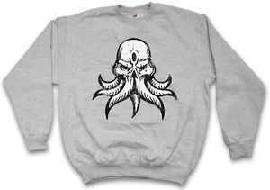 CTHULHU INSMOUTH SWEATSHIRT PULLOVER Horror Arkham H. P. Miskatonic - Picture 1 of 1