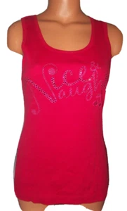 Victorias Secret Santa Baby Bling NICE & NAUGHTY Tank Top Shirt NWT L - Picture 1 of 2