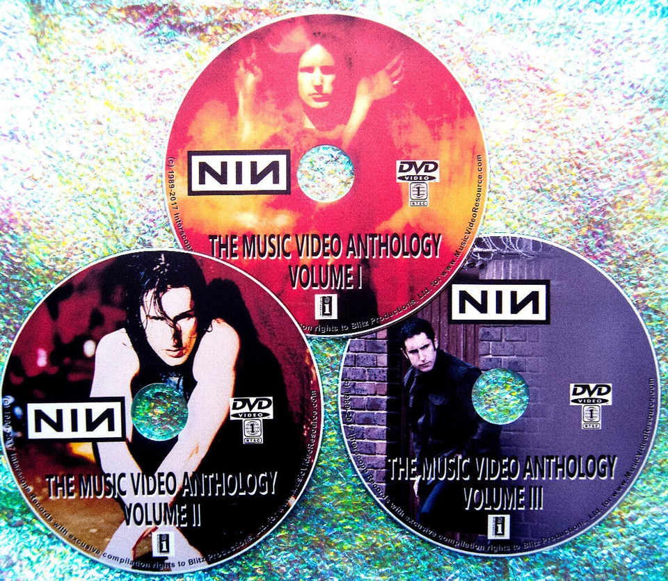 NINE INCH NAILS 50 Music Videos Anthology 1989-2016 3 DVD Set Trent Reznor - Image 1 of 4
