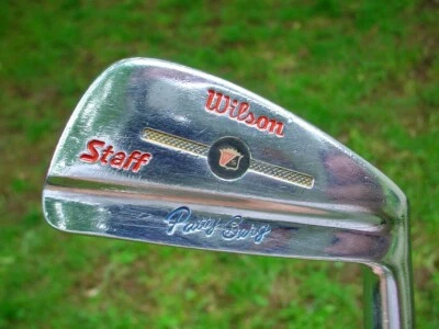 Vintage Wilson Staff 1971 Patty Berg Button Back Ladies Forged 4 Iron Lite Flex - Image 1 of 4