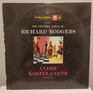 COLUMBIA SIX EYE ALBUM RICHARD RODGERS ANDRE KOSTELANETZ VINYL LP RECORD ALBUM ! - Imagen 1 de 7