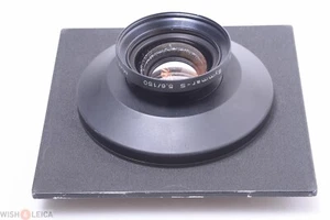 ✅ SINAR DB SCHNEIDER 150MM 5.6 SYMMAR S 4X5 LENS ON DB LENS BOARD - Picture 1 of 9