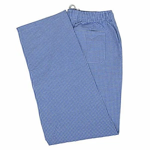 Kochhose Hose Gingham kariert Küche BLAU & WEISS Uniform Catering Essen Kochen - Bild 1 von 6