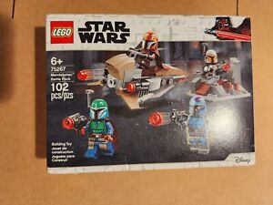 (LIGHT WEAR/CREASES) New Sealed LEGO Star Wars: Mandalorian Battle Pack (75267)