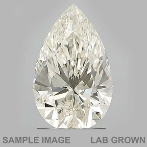 Birnenschliff nicht zertifiziert G, VS1 Reinheit LabGrown lose Diamant IIa 0,30 Karat - Bild 1 von 3
