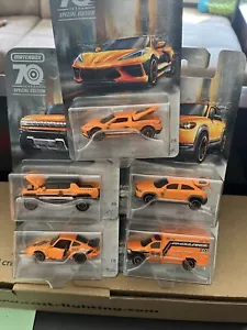 MATCHBOX 2023 bewegliche Teile 70th Anniversary Sonderedition 5er SET *IN HAND* - Bild 1 von 5