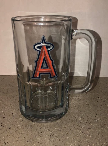 Los Angeles Anaheim Angels 1 Liter Heavy Duty Glass Large Stein Mug Cover