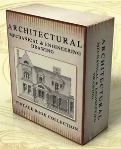 ARCHITECTURAL MECHANICAL ENGINEERING DRAWING 125 Vintage Books + Images on DVD - Bild 1 von 1