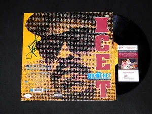 ICE T HIP HOP LEGEND SIGNED RICOCHET VINYL JSA COA RAPPER!!! - Picture 1 of 1