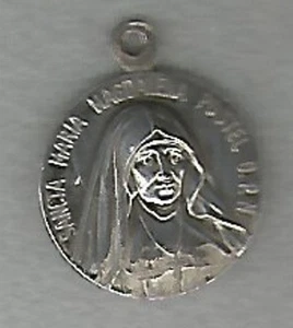 Medalla de cristianismo religioso María Magdalena y Virgen María - Imagen 1 de 1
