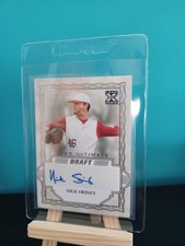 2020 Leaf Ultimate Draft Nick Swiney #BA-NS1 Rookie RC Auto NC Tar Heels 