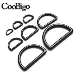 3/8" ~ 1-3/4" Plastic D Ring D-shape Webbing Backpack Strap Leather Craft Parts - Picture 1 of 11