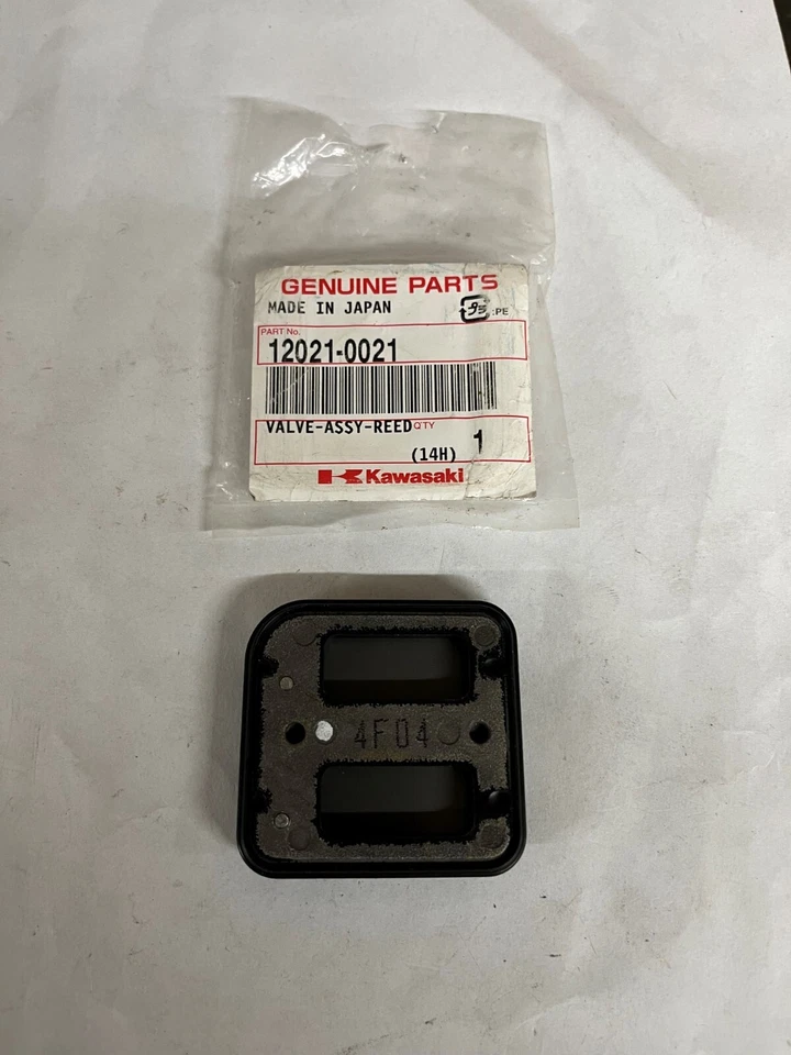 NEW  GENUINE KAWASAKI NINJA H2 ZX10R CYLINDER HEAD REED VALVE ASSY 12021-0021 - Image 1 of 2