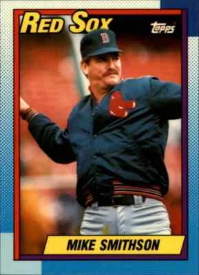 1990 Topps Tiffany - Red Sox - Mike Smithson  #188 - Image 1 of 2