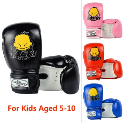 CHEERWING Boxing Gloves Kids MMA Grappling Punching Bag 4oz Training Sparring Kickboxing