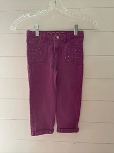 Coogi Girl's Size 6 Jeans Purple Rhinestones - Picture 1 of 6