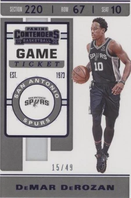 2019-20 Panini Contenders - DeMar DeRozan #25