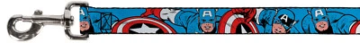 Correa de perro con hebilla CAPITÁN AMÉRICA en acción Marvel Comics Foto 1 de 3