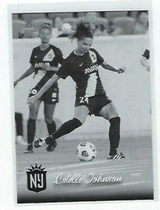 2021 PARKSIDE NWSL VOLUME 2 BIANCO E NERO #298 ESTELLE JOHNSON GOTHAM FC - Foto 1 di 1