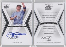 2012 Leaf Ultimate Draft Base Auto Silver /25 Jeff Gelalich #BA-JG2 Auto