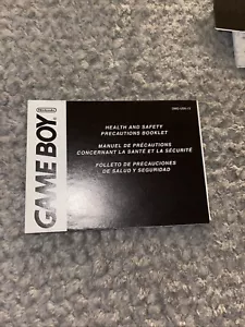 Nintendo Game Boy Gesundheits- und Sicherheitsvorkehrungen Booklet C/AGB-USA-4 - Bild 1 von 2