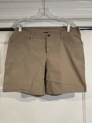 KUHL 5口袋远足户外短裤女式14卡其色米色34x7轻便 — 第 1/4 张图片