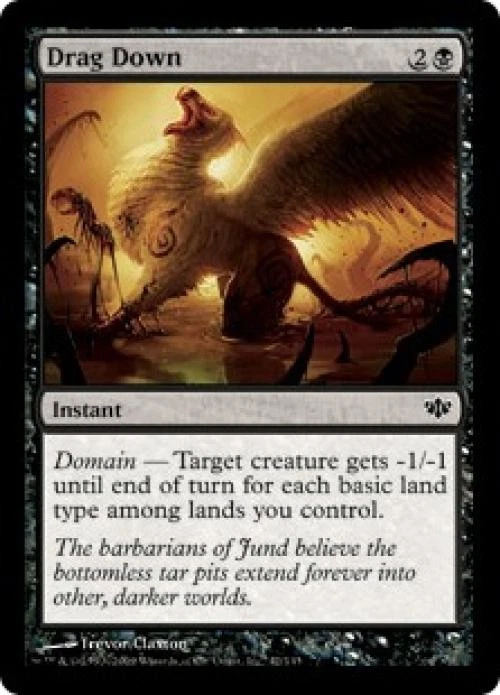 Drag Down - Medium Play MTG Conflux - Image 1 of 1