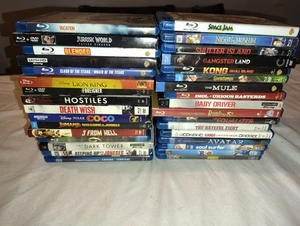 Lot Of 33 Blu-ray Movies Kids Action Adventure Horror Comedy Mixed Lot Ultra HD - Picture 1 of 22
