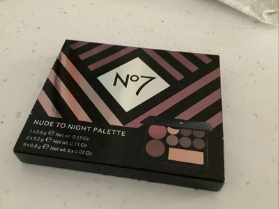 No7 Nude To Night Pallet Set Eye Shadows Bronzer Blusher Highlighter new Sealed - Image 1 of 4