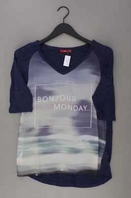 edc by Esprit Shirt mit V-Ausschnitt Comfort Shirt für Damen Gr. 32, XS Kurzarm - Bild 1 von 4