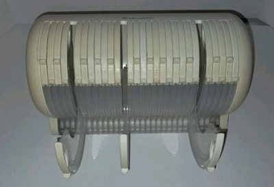 Vintage Atlantic Pod Holder Holds 60 CDs, DVD's, Video Games - 11 X 6 in.  - Image 1 of 4