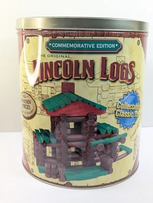 Lincoln Logs Commemorative Edition Collectibles Tin   - Image 1 of 4