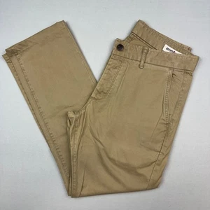 Grown & Sewn Pants Mens 32 Independent Slim Button Fly Khaki USA Twill Ghurka - Picture 1 of 6