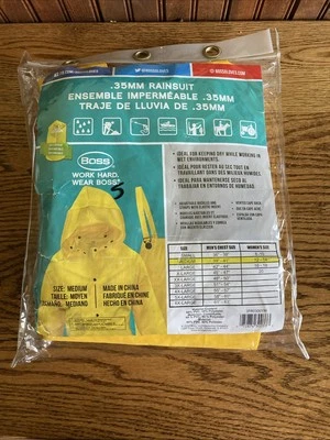 Traje de lluvia Boss 3PR0300YM amarillo medio 3 piezas forrado PVC Foto 1 de 4