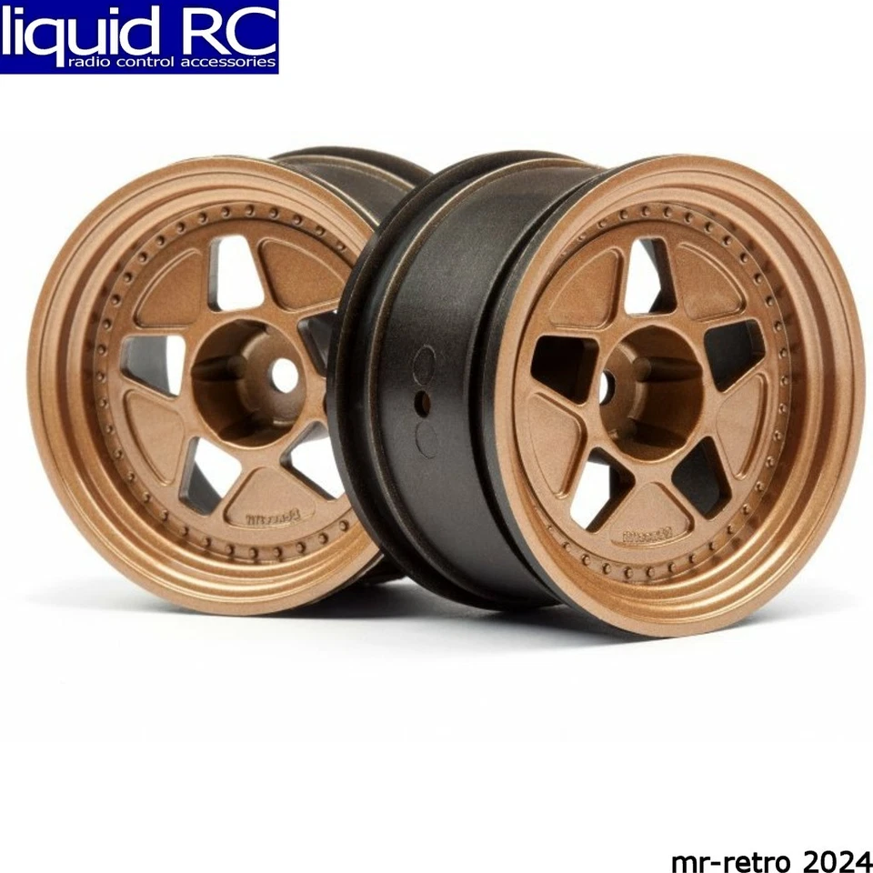 HPI 116535 Tarmac R40 Wheel Bronze 52x31mm 10mm Offset 2 pieces for RS4 Spo - Image 1 of 1