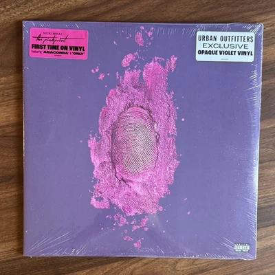 Nicki Minaj THE PINKPRINT Vinyl 2LP 🩷 Urban Outfitters UO Opaque Violet 💜 - Image 1 of 4
