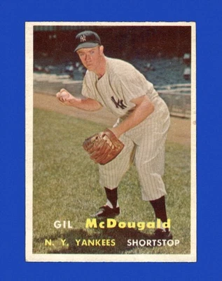 1957 Topps Set-Break #200 Gil Mcdougald VG-VGEX (crease) *GMCARDS* - Imagem 1 de 2