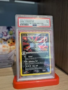 PSA 7 Dark Tyranitar Team Rocket Returns 19/109 Reverse Holo STAMPED Pokemon - Picture 1 of 2