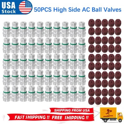 50x High Side AC Ball Valve Core For 93-23 Chevy Silverado Buick 15-5438 800-955 - Image 1 of 4