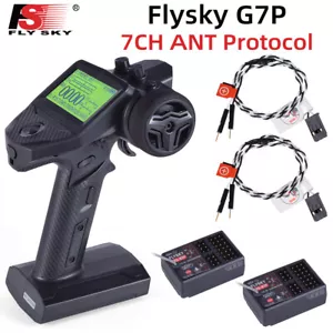 Flysky G7P RC Transmitter and Receiver R7P FS-R7P 7CH 2.4Ghz Remote Controller - Picture 1 of 11