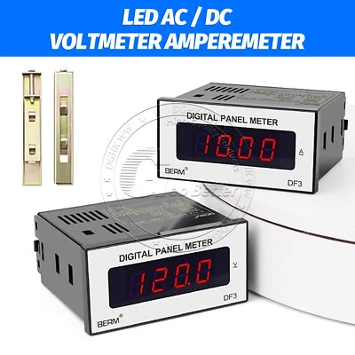 Voltmeter Amperemeter LED Digital Panel Meter Spannung Strom Test Meter - Bild 1 von 4